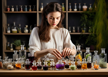 How is perfume made