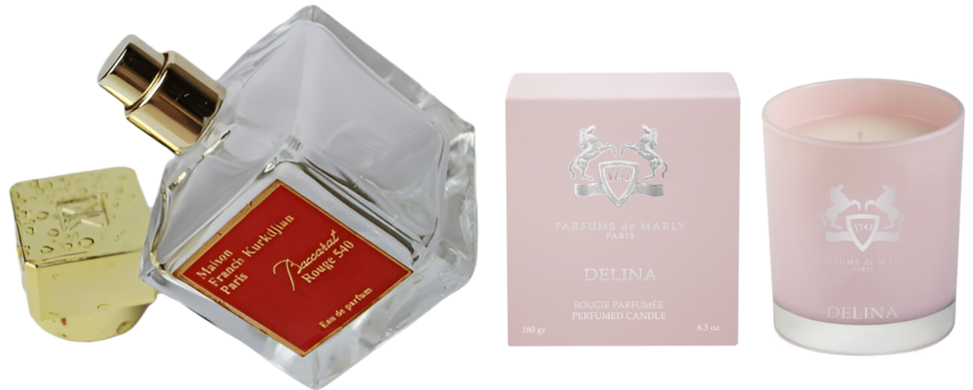 Baccarat Rouge 540 (Maison Francis Kurkdjian) vs. Parfums de Marly Delina